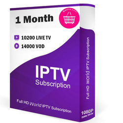 iptv subscription 1 month 8k Channels tv